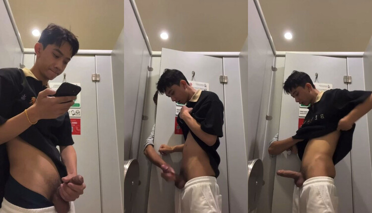 คลิปโป๊เกย์ Onlyfans DUCAL วัยรุ่นควยใหญ่ขี้เงี่ยนยืนชักว่าวเปิดประตูแง้มๆล่อให้คนมาช่วยดูดควยให้ผลัดกันอมผลัดกันชักเสียวๆ