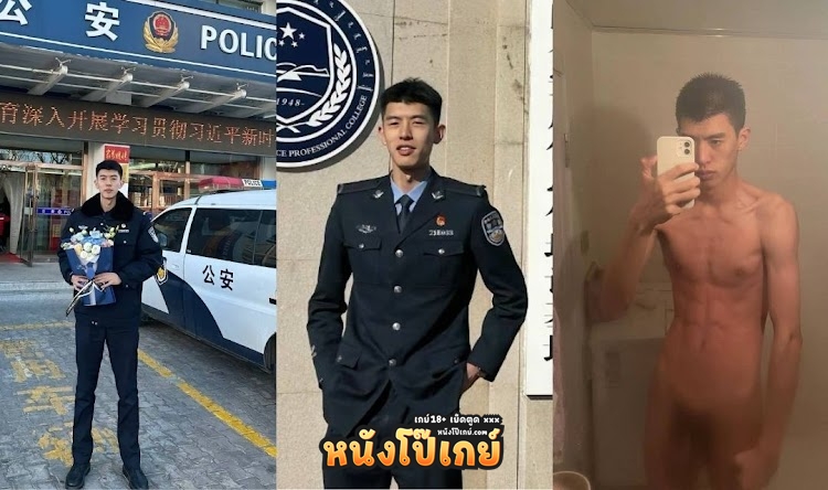 คลิปหลุดเกย์ หนุ่มเจ้าหน้าที่ตำรวจจีน โดนแฟนเก่าปล่อยคลิปหลุด ยืนชักว่าวโชว์หน้ากล้อง เก็บความเงี่ยนไว้ไม่อยู่มันต้องปลดปล่อย 18+